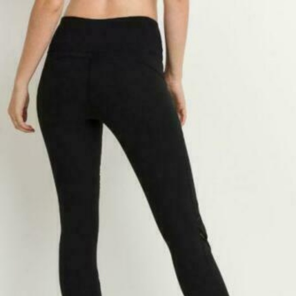 Women Highwaist Infinity Zig-Zag Mesh Full Legging - Picture 8 of 8